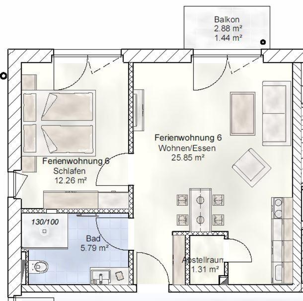 Sporthotel Neuruppin - Apartmenthaus Mit Ferienwohnungen Exterior photo